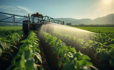 Potato Crop Spraying Potato Crop Spraying