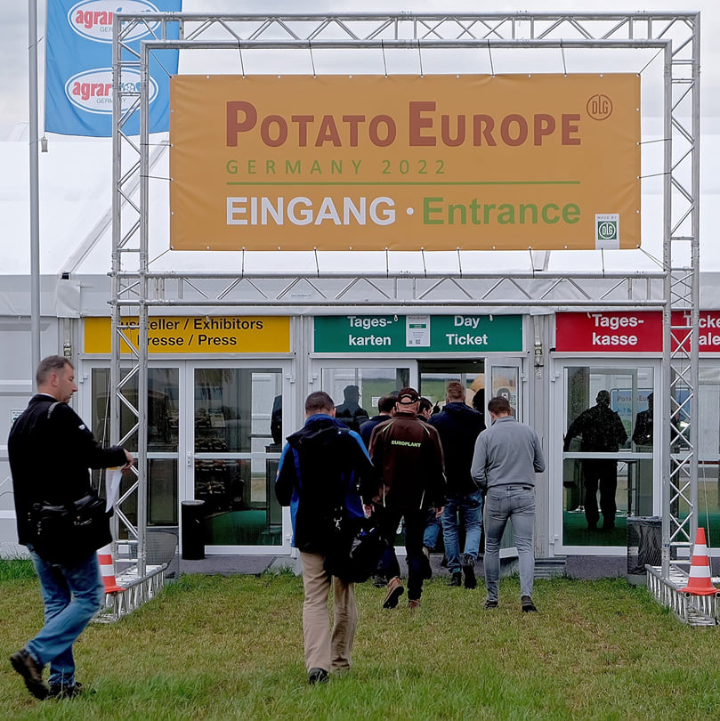 Potato Europe 2022, Entrance Potato Europe 2022, Entrance