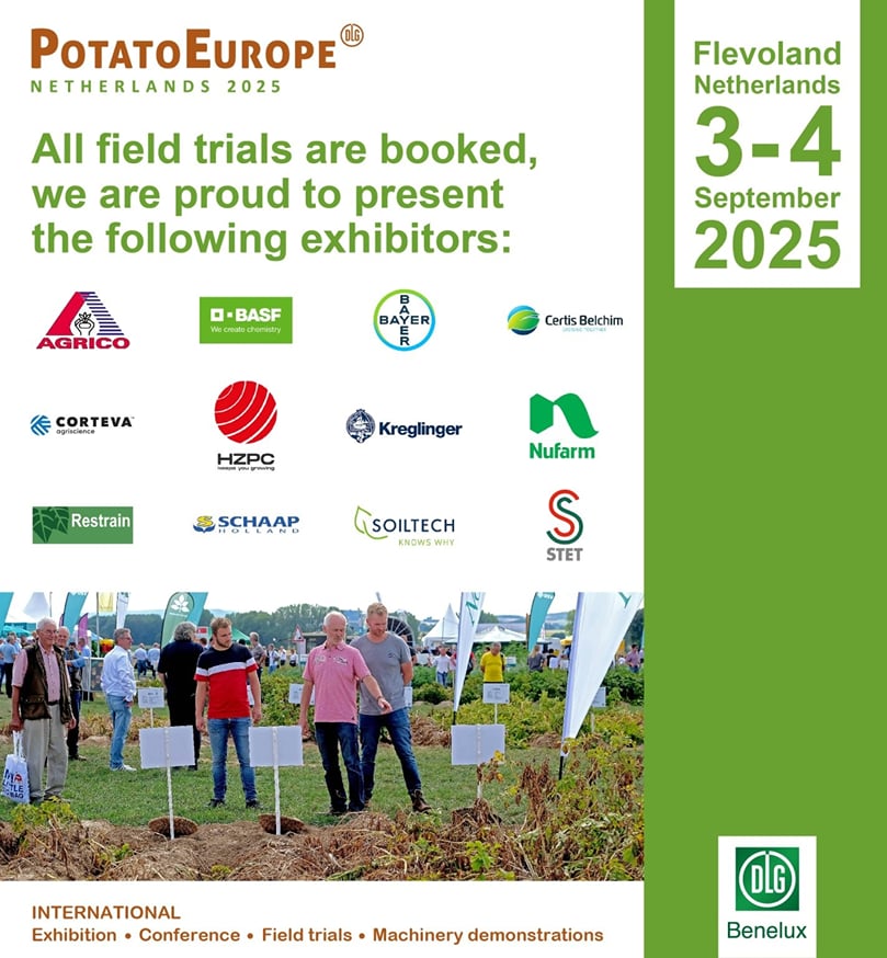 These leading companies will be showcasing innovative potato varieties and crop protection solutions at PotatoEurope Netherlands 2025! These leading companies will be showcasing innovative potato varieties and crop protection solutions at PotatoEurope Netherlands 2025!