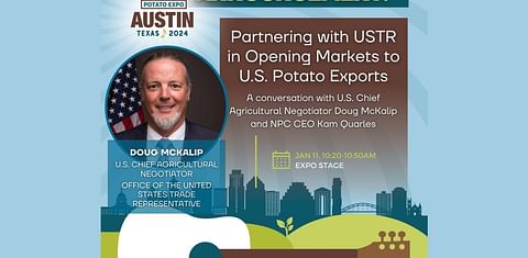 Expanding Foreign Markets: U.S. Chief Agricultural Negotiator to Address Potato Expo 2024