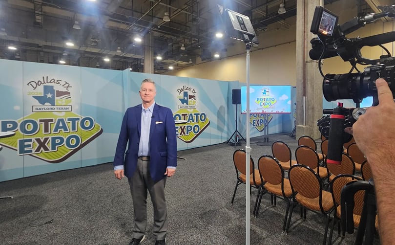 Kam Quarles, CEO of the National Potato Council, speaks during Potato Expo 2026 in Dallas, highlighting industry priorities and policy challenges. Kam Quarles, CEO of the National Potato Council, speaks during Potato Expo 2026 in Dallas, highlighting industry priorities and policy challenges.
