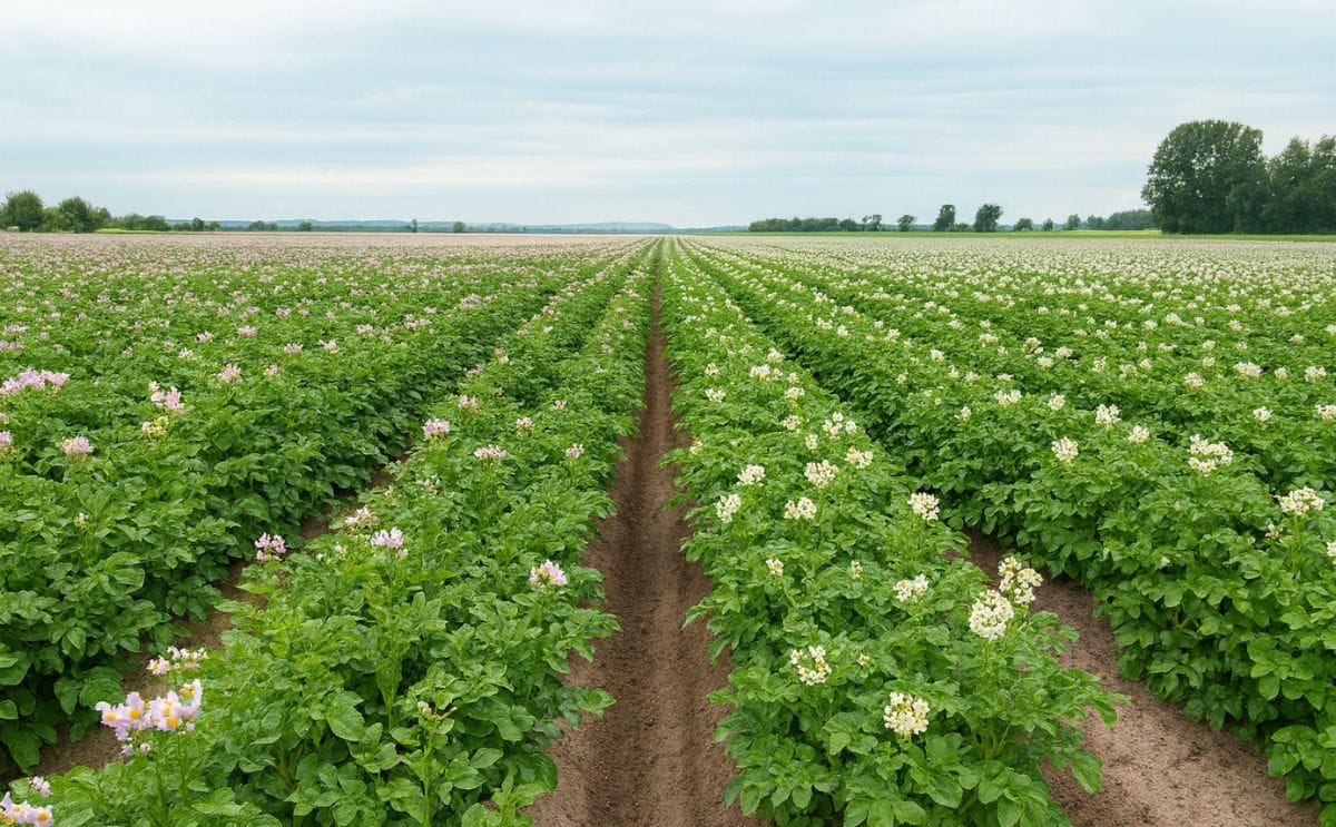 Potatoes field