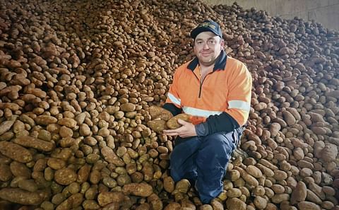 BORN AND BRED: Leigh Elphinstone has potatoes in his blood, taking over his family farm and continuing to grow for Simplot.