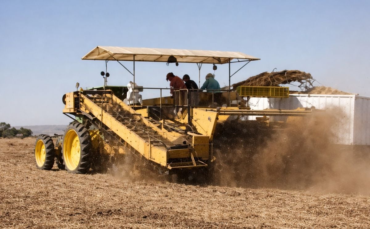 Washington state potato harvest Washington state potato harvest