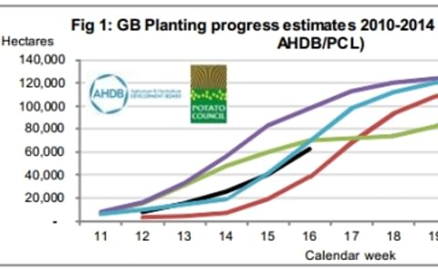 Potato Planting progress in North-western Europe Potato Planting progress in North-western Europe
