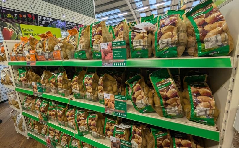 Potato Package Sizes on Grocery Shelves