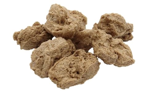 Textured potato protein excels by a nutritional value that matches meat, having a meat like structure and being able to retain a meat-like frying crust. Textured potato protein excels by a nutritional value that matches meat, having a meat like structure and being able to retain a meat-like frying crust.