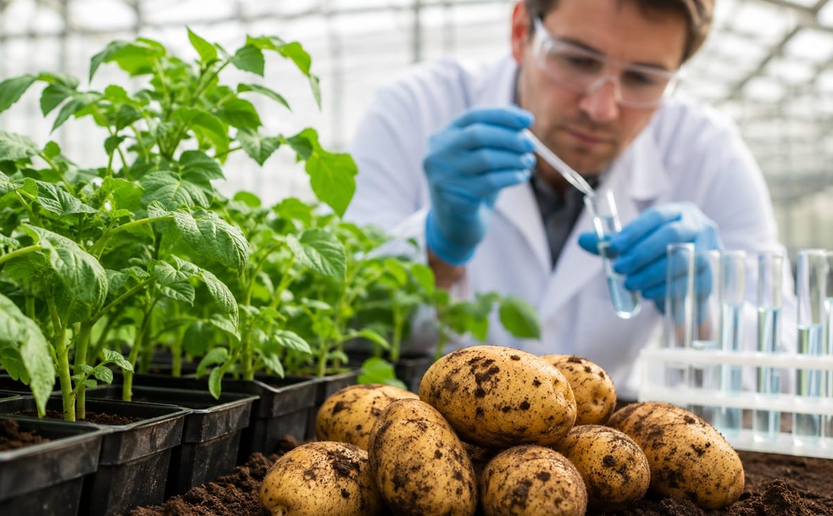 Researchers are developing bacteriocin-based treatments to help protect potato crops from blackleg and soft rot.