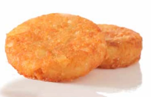 Hash Brown Patties are among the most common formed potato specialties