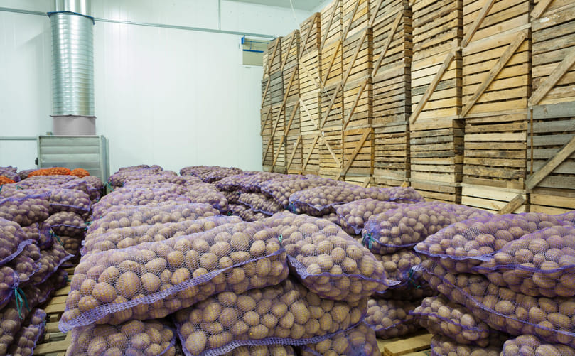 Climate Controlled Potato Storage System
Refrigerated Potato Storage System