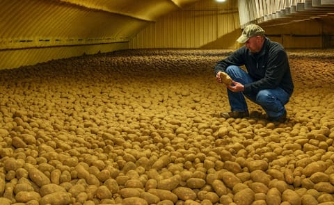 Major US Potato States held 263 million cwt in stock per December 1, 2014 Major US Potato States held 263 million cwt in stock per December 1, 2014