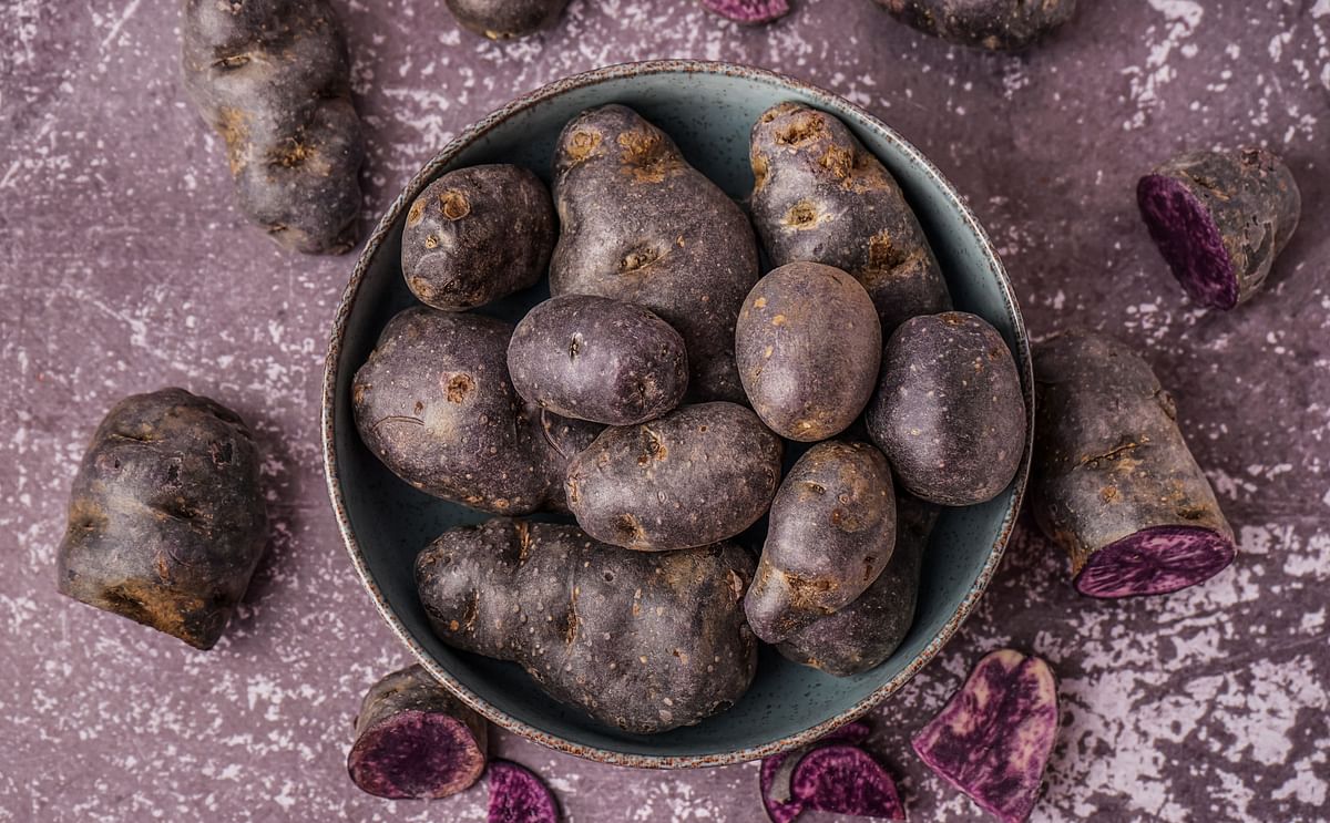 Purple potatoes