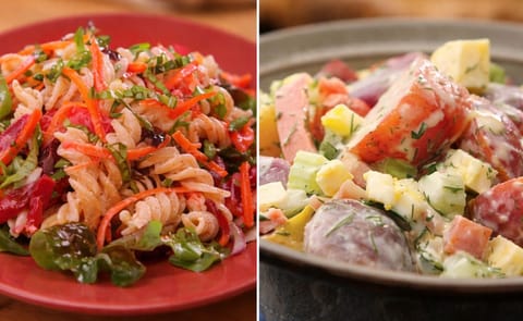 Potato Salad out-SHINES Pasta Salad Potato Salad out-SHINES Pasta Salad