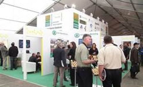 Potato Council stand at Potato Europe Potato Council stand at Potato Europe