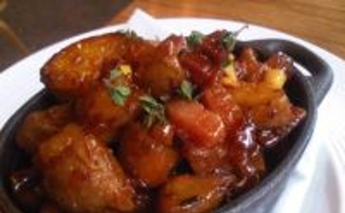potato dish with stroop in NY restaurant vandaag potato dish with stroop in NY restaurant vandaag