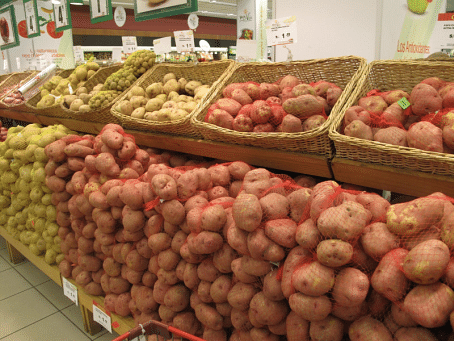 Potato Display  