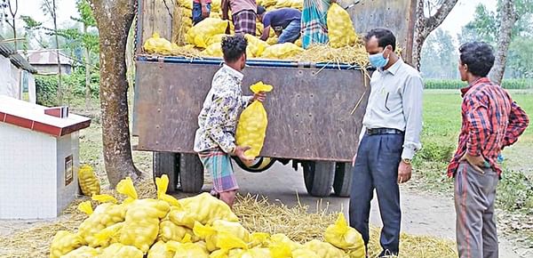 Bangladesh Agricultural Corporation BADC contract growers export potatoes to Malaysia