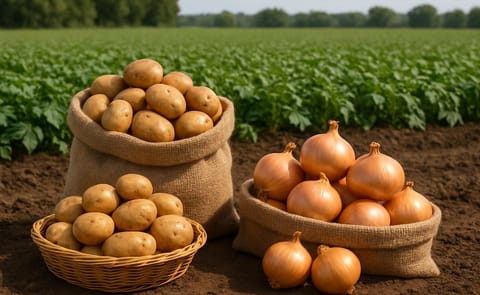 Potatoes and Onions Potatoes and Onions