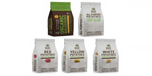 Potatoes Packed in 100% Compostable Paper Bags