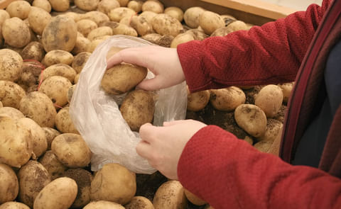 Potatoes in retail Potatoes in retail