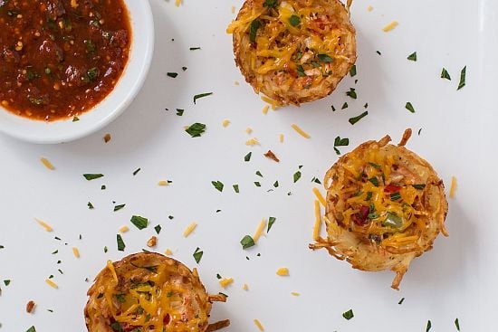 Hash brown egg nests Hash brown egg nests