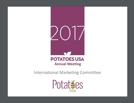 Presentation International Marketing Committee Potatoes USA.Click image to access presentation Presentation International Marketing Committee Potatoes USA.Click image to access presentation