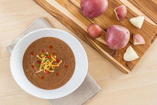 Potato and Black Bean Soup Potato and Black Bean Soup