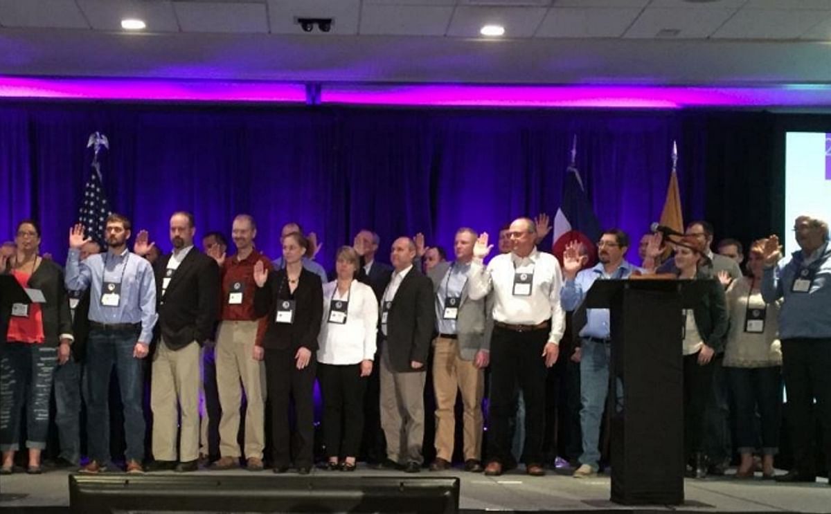 The Potatoes USA Board Members for 2017 were sworn in during its Annual Meeting in Denver Colorado.