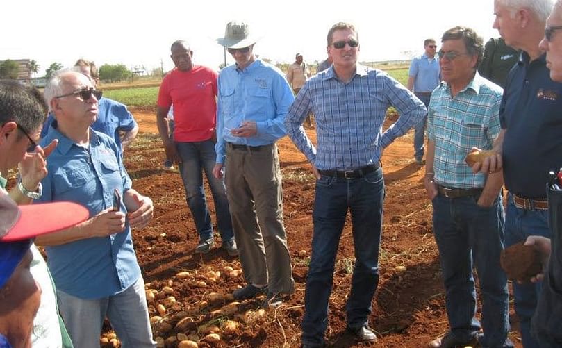 Potatoes USA inició sus esfuerzos para establecer un mercado para semillas de papa estadounidenses en Cuba hace seis años con una visita de miembros y expertos de la industria.