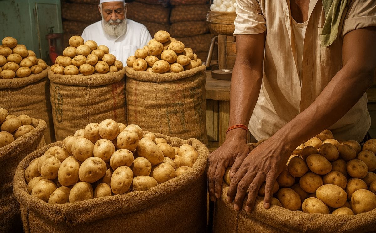 Potato Production India might be up 25-30 % over last year Potato Production India might be up 25-30 % over last year