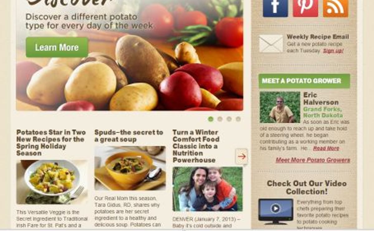 potatogoodness.com USPB consumer website potatogoodness.com USPB consumer website