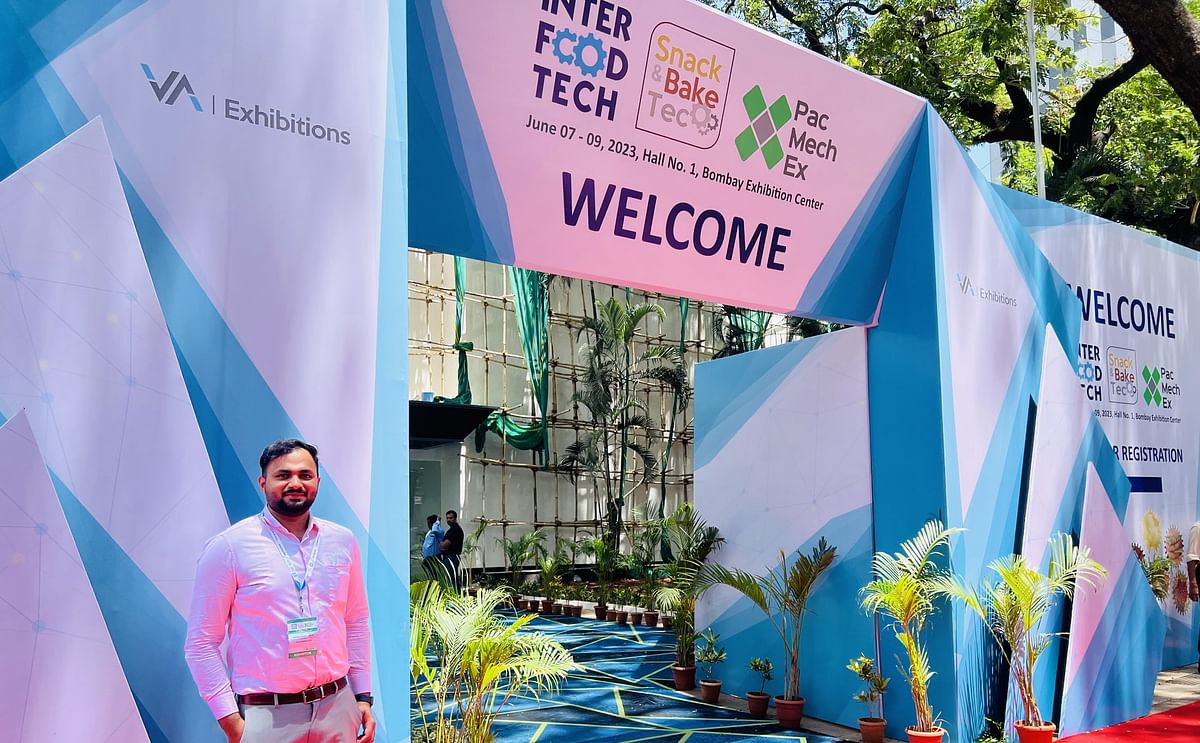 Nipun Krishnan, Business Development Manager of PotatoPro at Inter FoodTech 2023 Nipun Krishnan, Business Development Manager of PotatoPro at Inter FoodTech 2023