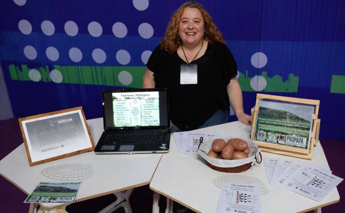 Gladys Clemente, coordinadora del proyecto ganador en INNOVAR 2016