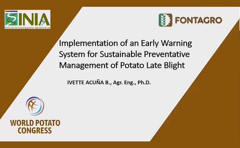 World Potato Congress Webinar: Ivette Acuña Presents Early Warning Systems for Sustainable Potato Late Blight Management