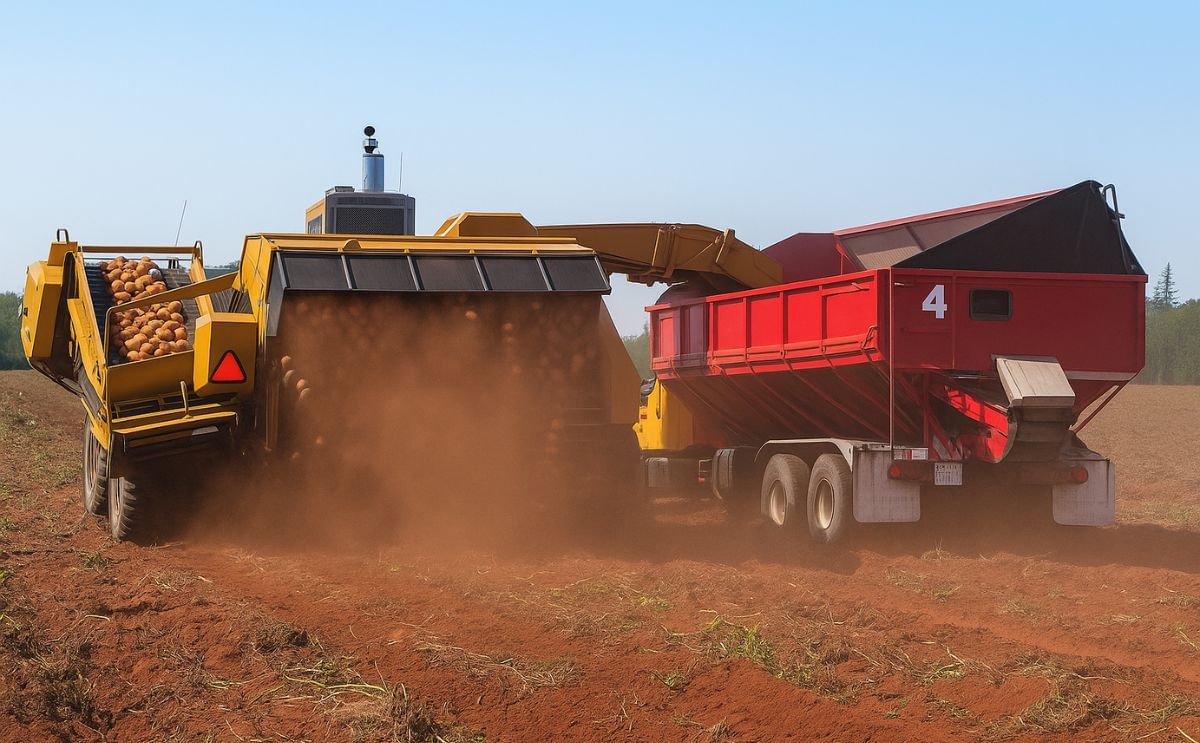 Harvest time has arrived for Prince Edward Island potato farmers!