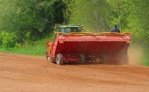 Potato Planting Prince Edward Island (Canada) Potato Planting Prince Edward Island (Canada)