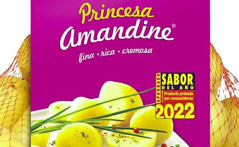 La patata Princesa Amandine recibe el galardón del Sabor del Año 2022. La patata Princesa Amandine recibe el galardón del Sabor del Año 2022.