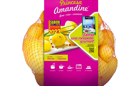 Princesa Amandine presenta su triple oferta de patatas para diferentes usos en Fruit Attraction