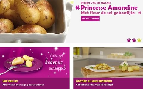 First Potato Brand in Belgium: Princesse Amadine by Pomuni First Potato Brand in Belgium: Princesse Amadine by Pomuni