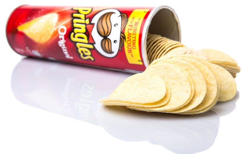 The Pringles brand enjoys double digit growth across Europe