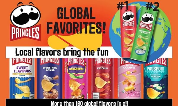 Two Pringles flavors come out on top globally