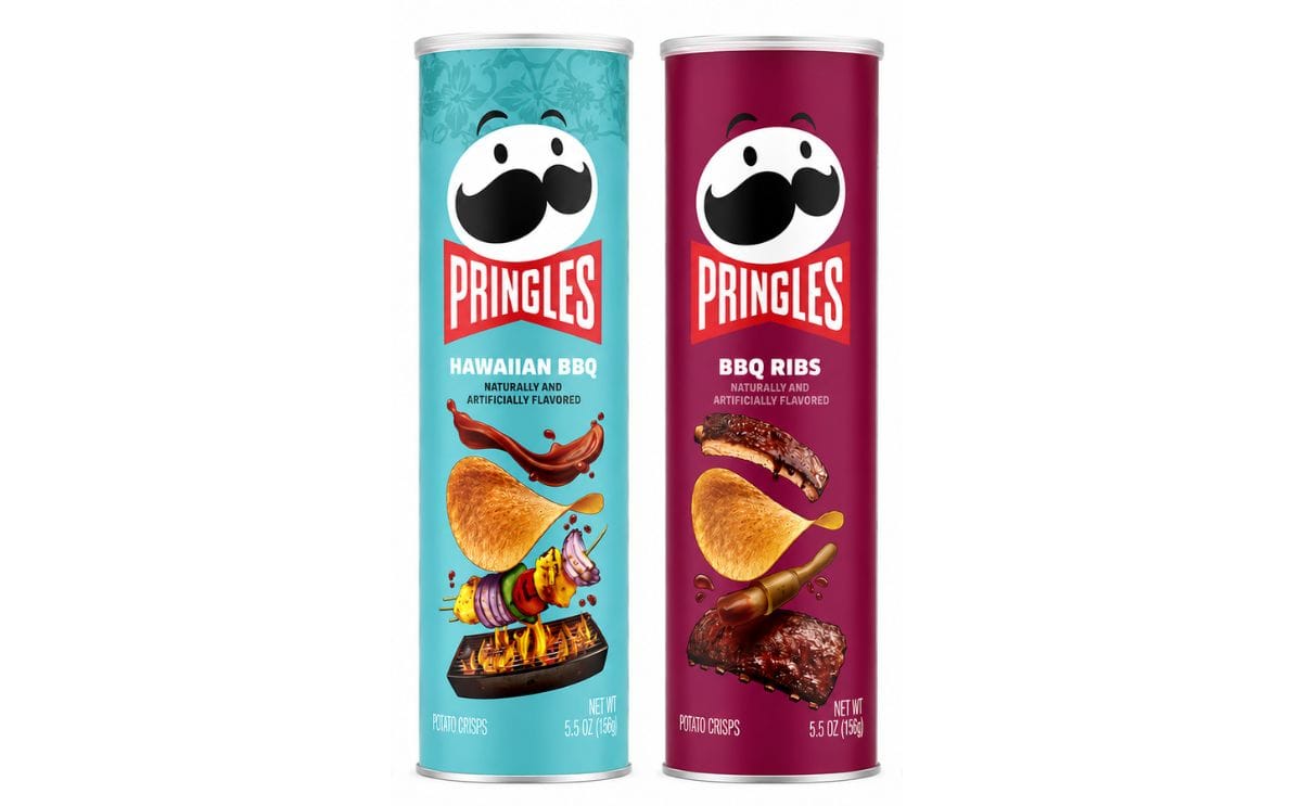 Pringles is introducing two new limited-time potato chip flavors for summer 2026: Hawaiian Barbecue and BBQ Ribs. Pringles is introducing two new limited-time potato chip flavors for summer 2026: Hawaiian Barbecue and BBQ Ribs.