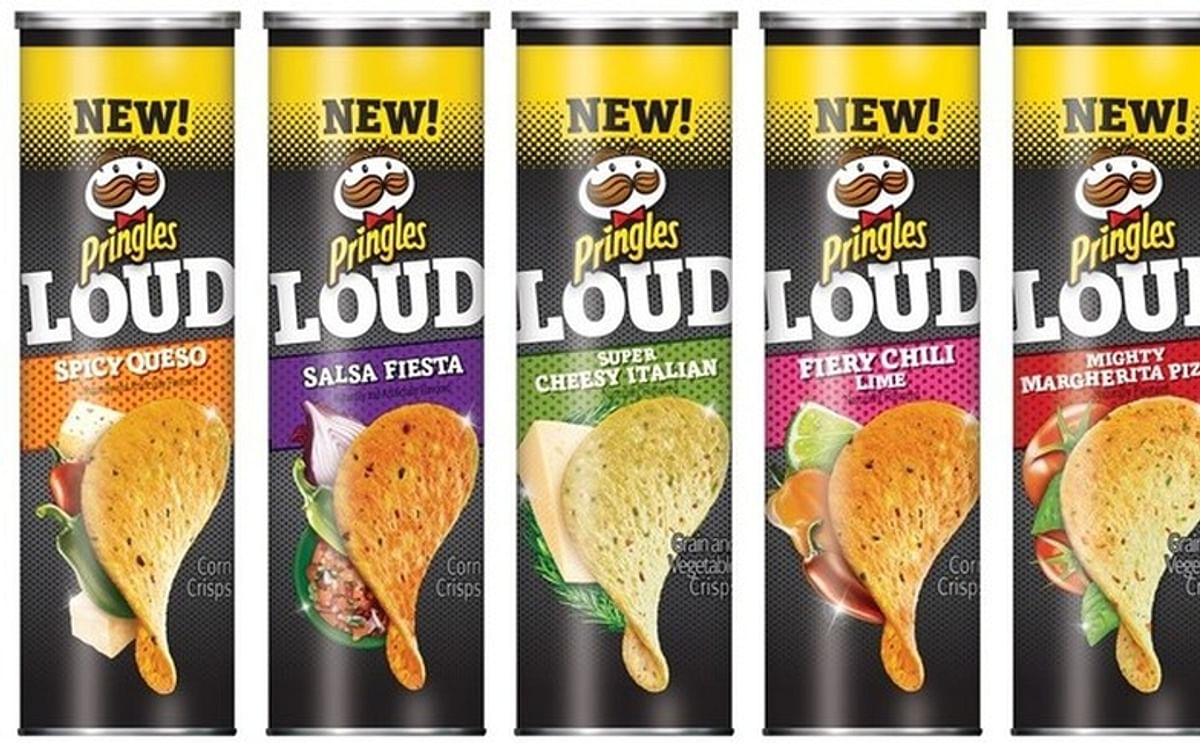 Pringles launches a new line of snacks in five bold flavors: Pringles LOUD
