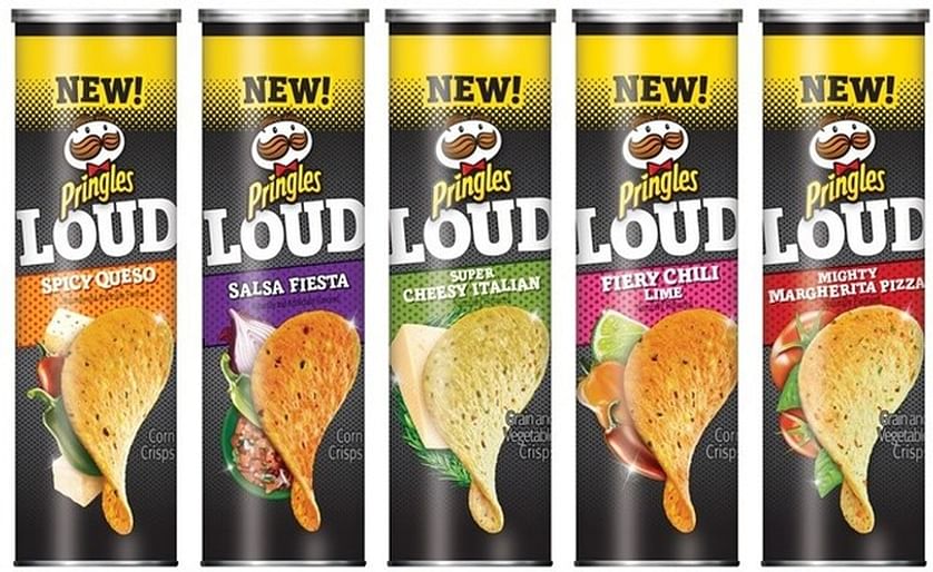 Pringles launches a new line of snacks in five bold flavors: Pringles LOUD