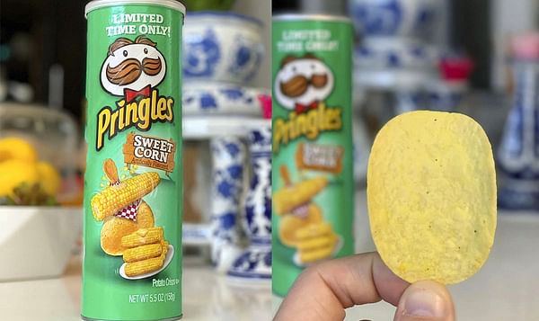 Pringles now offers Sweet Corn Flavored Chips