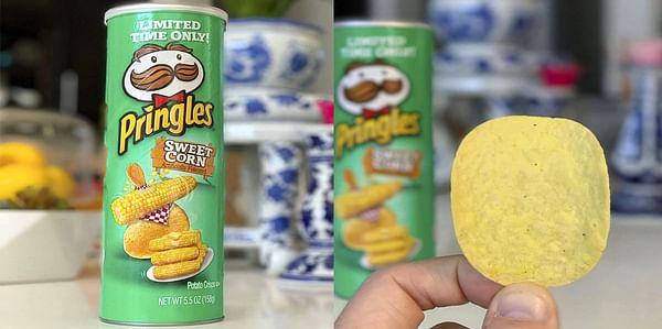 Pringles now offers Sweet Corn Flavored Chips