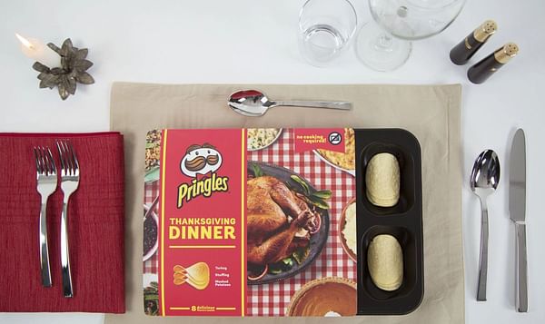 All your Thanksgiving Holiday Flavors in a Single Pringles Dinner Box - that is not for sale!