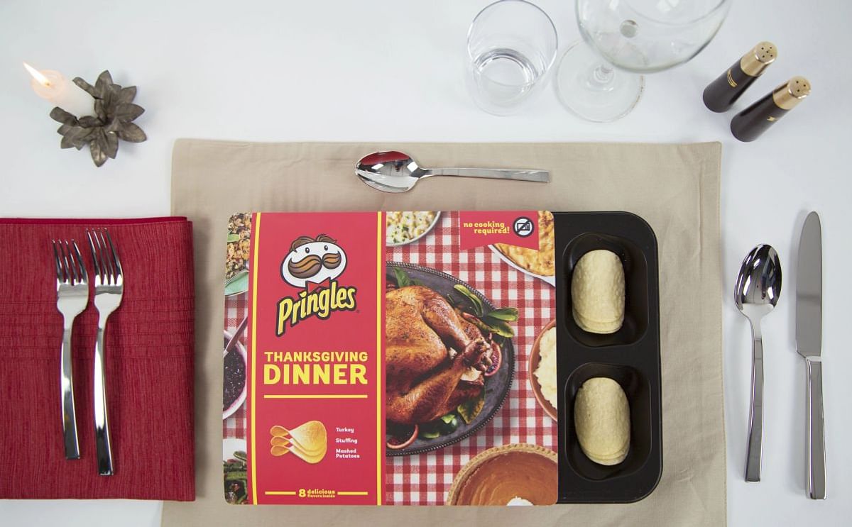 The Pringles Thanksgiving Dinner box. But don't get too excited, it is not for sale...