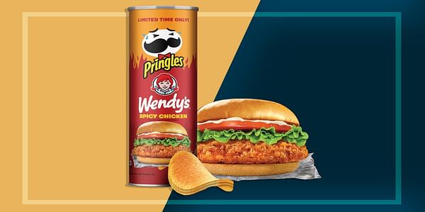The new Pringles Wendy's Spicy Chicken Flavour Chips now also available in Canada