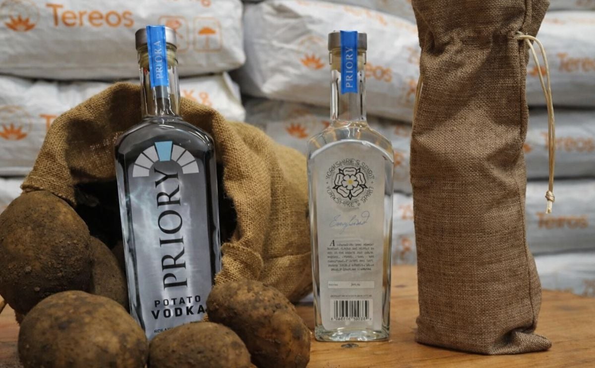 North Yorkshire potato farmer wins award for still to be launched Priory Potato vodka North Yorkshire potato farmer wins award for still to be launched Priory Potato vodka